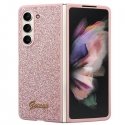 Guess GUHCZFD5HGGSHP F946 Z Fold5 różowy|pink hardcase Glitter S Guess GUHCZFD5HGGSHP F946 Z Fold5 różowy|pink hardcase Glitter S