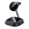 Wireless charging holder 3in1 Acefast E16 LED (black)