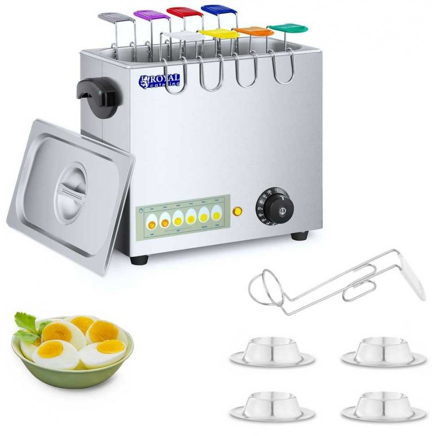 Royal Catering Jajowar device for cooking 8 eggs 2600W 30 - 110C + 4x egg tray