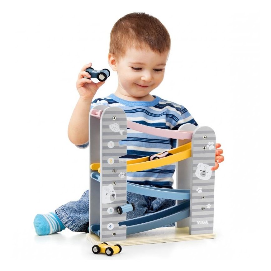 Viga Toys VIGA wooden car slide – 2