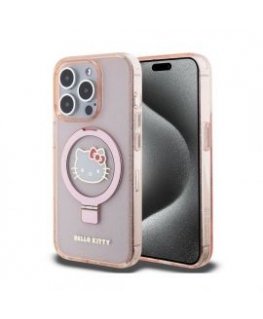 Hello Kitty IML Ringstand Glitter Kitty Head Logo MagSafe Case f