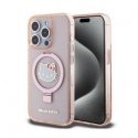 Hello Kitty IML Ringstand Glitter Kitty Head Logo MagSafe Case f