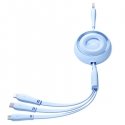 Joyroom S-A40 Colorful Series 3in1 retractable cable USB-A to US Joyroom S-A40 Colorful Series 3in1 retractable cable USB-A to US