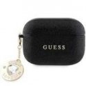 Guess GUAP2PGEHCDK AirPods Pro 2 cover czarny|black Fixed Glitte Guess GUAP2PGEHCDK AirPods Pro 2 cover czarny|black Fixed Glitte