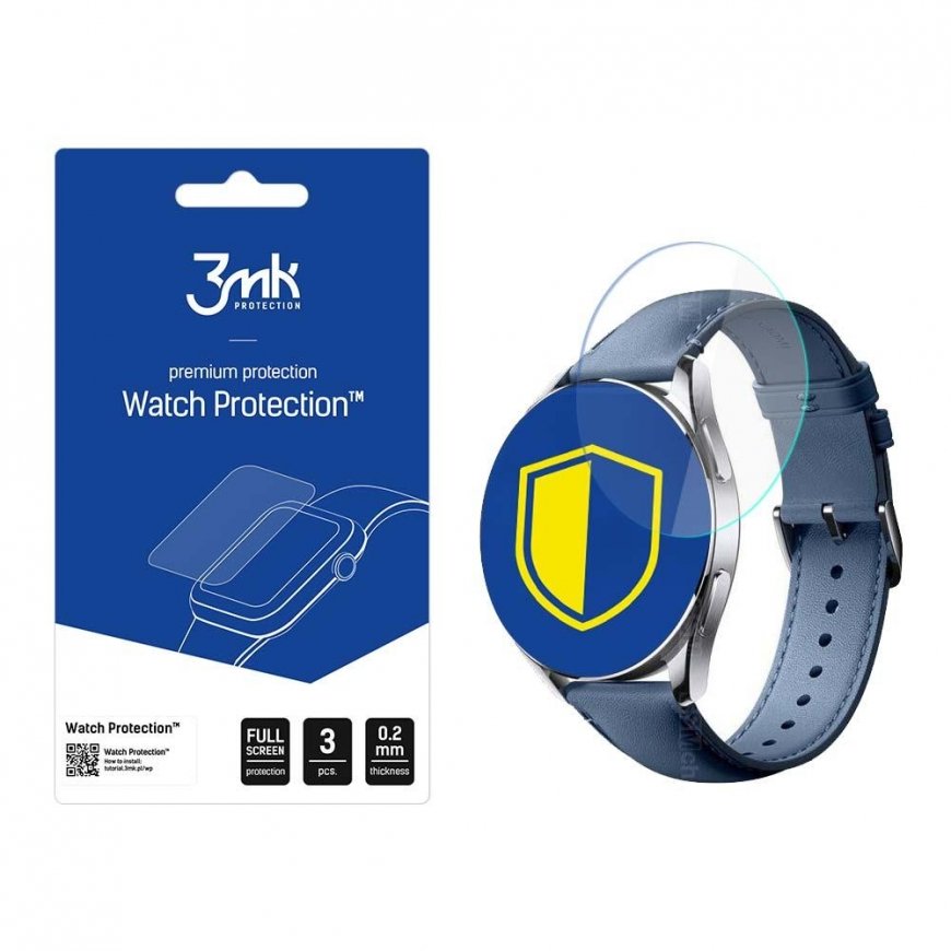 Xiaomi Watch S2 46mm - 3mk Watch Protection™ v. ARC+ screen prot