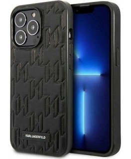 Dėklas Karl Lagerfeld KLHCP13LMNMP1K iPhone 13 Pro / 13 6.1 "hardcase juodas / juodas Monogram Plaque