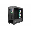 GENESIS Irid 503 ARGB Micro Tower Musta, Läpinäkyvä GENESIS Irid 503 ARGB Micro Tower Musta, Läpinäkyvä