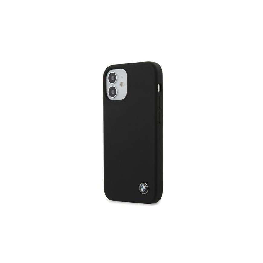Etui BMW BMHCP12SSILBK iPhone 12 mini 5,4" czarny|black hardcase