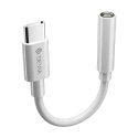 Devia adapter Smart USB-C - jack 3,5mm white Devia adapter Smart USB-C - jack 3,5mm white