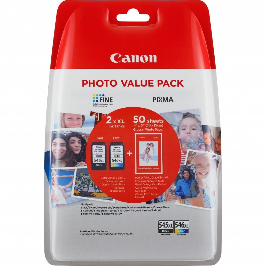 Canon 8286B006 tindikassett 2 tk Originaal High (XL) Yield Must, Tsüaan, Kollane, Magenta