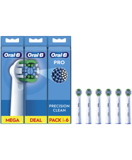 Toothbrush Braun Oral-B EB20-6 Precision Clean Pro Toothbrush Heads, 6 pcs.