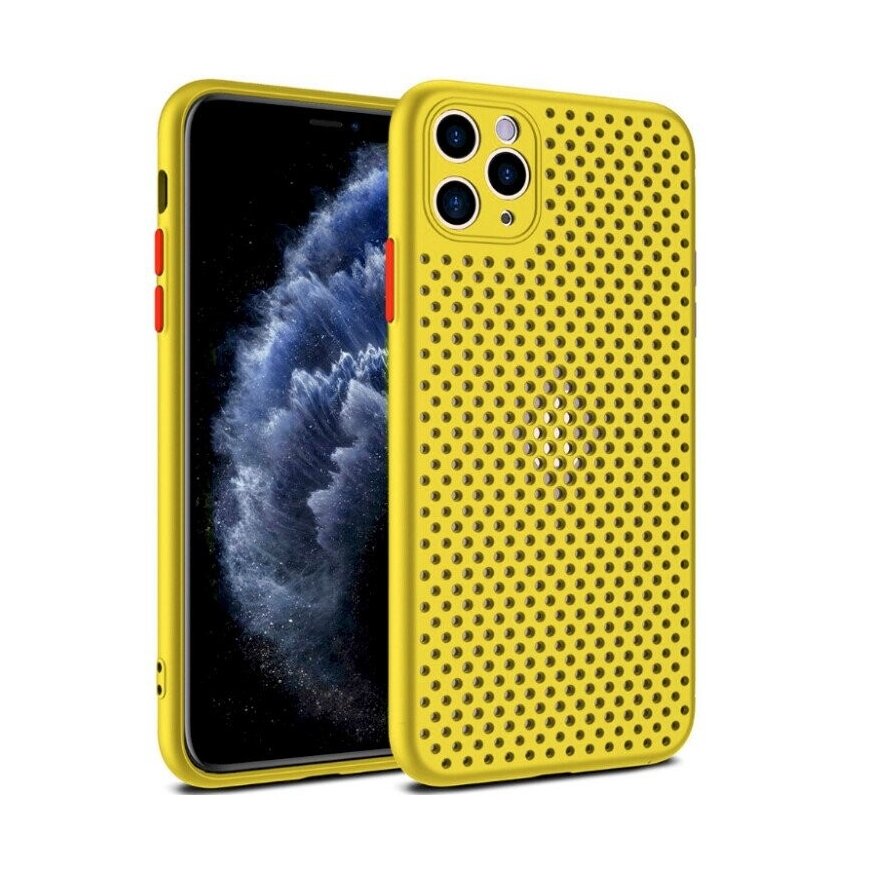 Fusion Breathe Case Silicone Case For Apple iPhone 12 Mini Yello