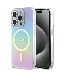 Guess GUHMP15LHITSU iPhone 15 Pro 6.1" fioletowy|purple hardcase