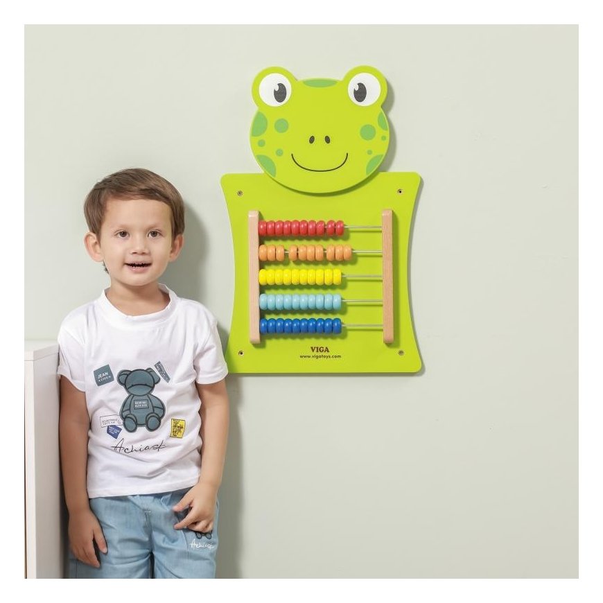 Multi-functional hanging game figures - frog "Viga Toys" – 3
