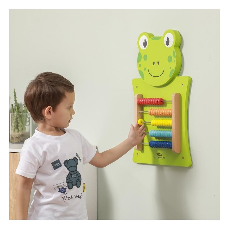 Multi-functional hanging game figures - frog "Viga Toys" – 4
