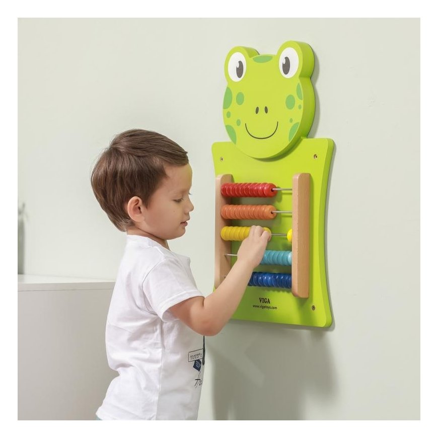 Multi-functional hanging game figures - frog "Viga Toys" – 5