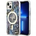 Guess GUHMP14SHLEOPWB iPhone 14 6.1" niebieski|blue hardcase Leo