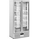Royal Catering Bar fridge for drinks, 2 doors, glass, 458 l, 295 W - silver Royal Catering Bar fridge for drinks, 2 doors, glass, 458 l, 295 W - silver