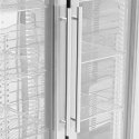 Royal Catering Bar fridge for drinks, 2 doors, glass, 458 l, 295 W - silver Royal Catering Bar fridge for drinks, 2 doors, glass, 458 l, 295 W - silver