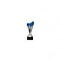 Detail Silver-blue plastic cup Detail Silver-blue plastic cup
