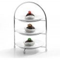 Showcase stand for 3 plates with a diameter of 27 cm steel - Hendi 425473 Showcase stand for 3 plates with a diameter of 27 cm steel - Hendi 425473