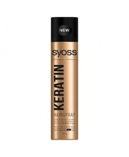 Syoss Keratin Hairspray Lakier do Włosów w Sprayu Extra Strong 300 ml