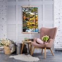 Infrared Heater - flexible heating panel 430W TRIO pattern 16 garden, dimensions 100x57cm with regulator