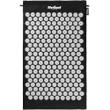 Wellness mat with acupressure spikes with pillow, 72x42cm, black, Rebel Active Wellness mat with acupressure spikes with pillow, 72x42cm, black, Rebel Active