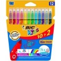 BIC Felt tip pens CF KID750 12 colours 103226 BIC Felt tip pens CF KID750 12 colours 103226