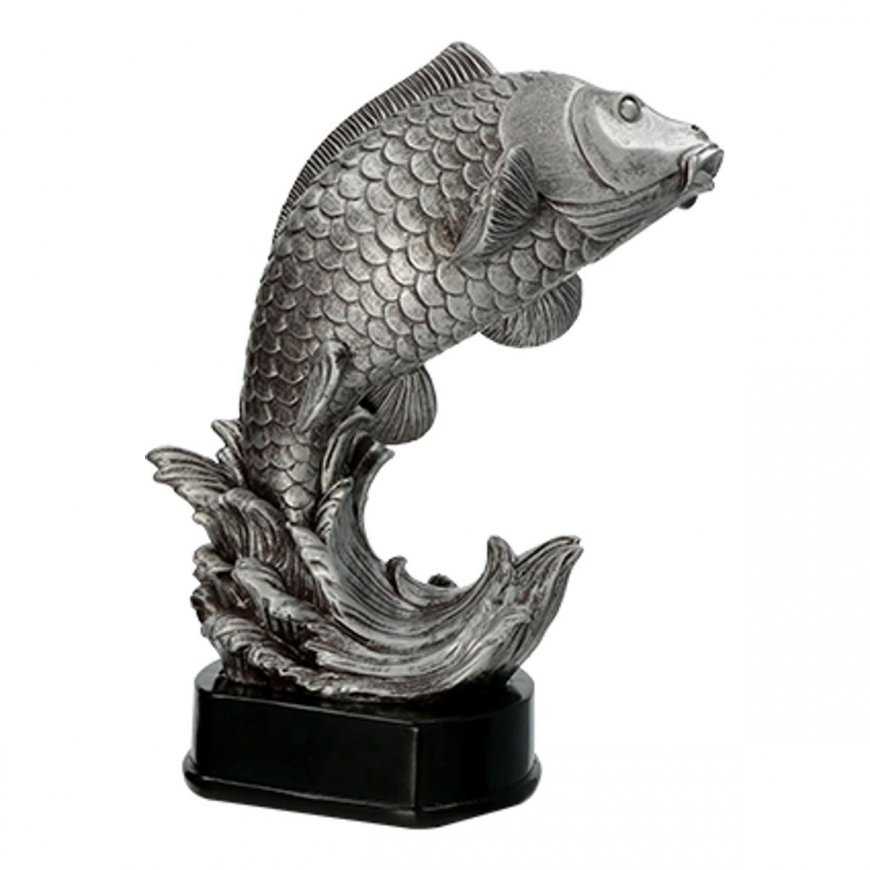 Detail Cast figure - fish - carp