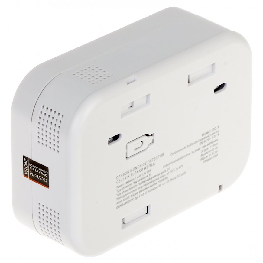 ORNO CARBON MONOXIDE SENSOR 2xAA
