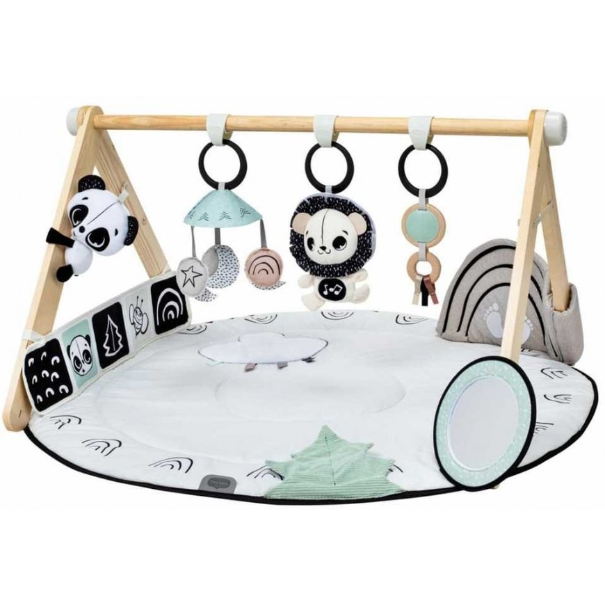 Tiny Love - educational mat with wooden stand | Decor Black & White