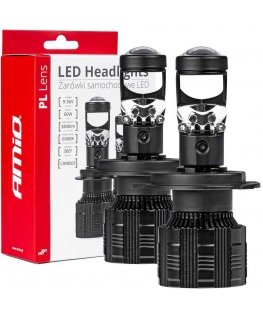 Car LED bulbs pl lens h4 amio-03667