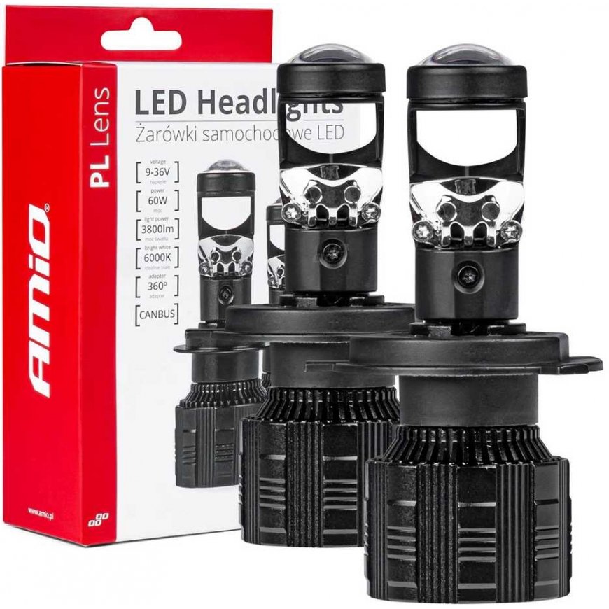 AMiO Car LED bulbs pl lens