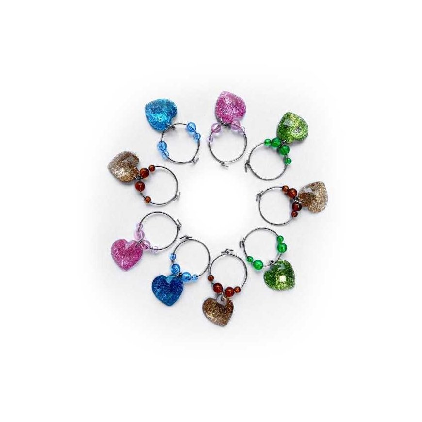 Jetshark Cup Decoration Set Diamond Heart CSPAX062