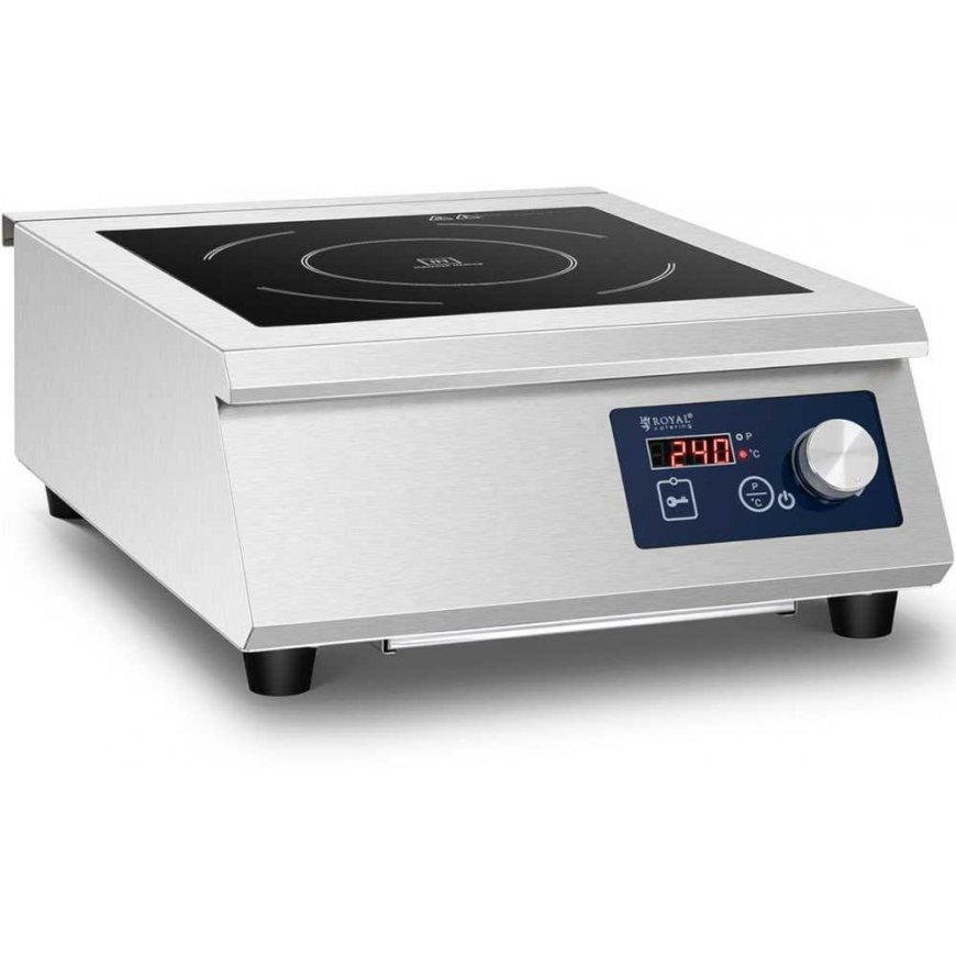 Royal Catering Nešiojamas reguliuojamas indukcinės kaitlentės skersmuo. 33 cm 5000 W – 2