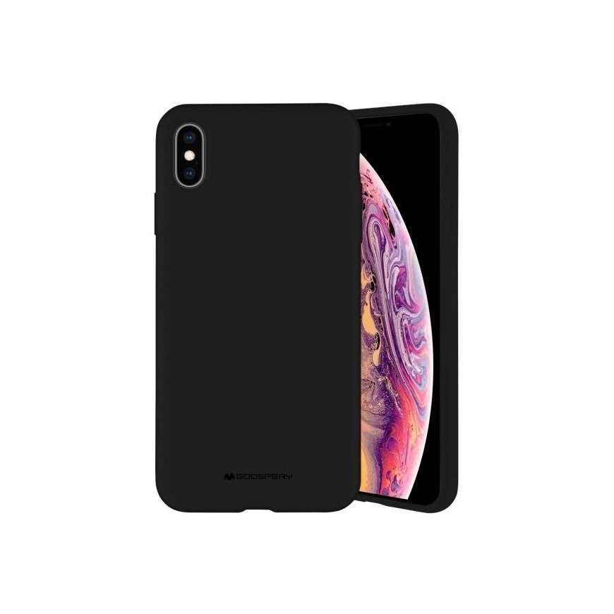Mercury Silicone iPhone 12 Pro Max 6,7" czarny|black