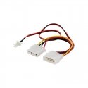 SAVIO AK-15 | 18cm | 1x4 pin Molex | 1x4 pin Molex | 1x3 man SAVIO AK-15 | 18cm | 1x4 pin Molex | 1x4 pin Molex | 1x3 man