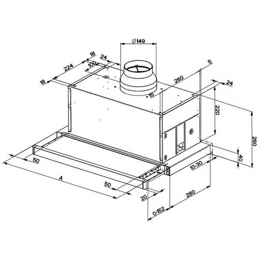 Built-in hood Faber Maxima NG ECO EV8 AM/XA60 – 5