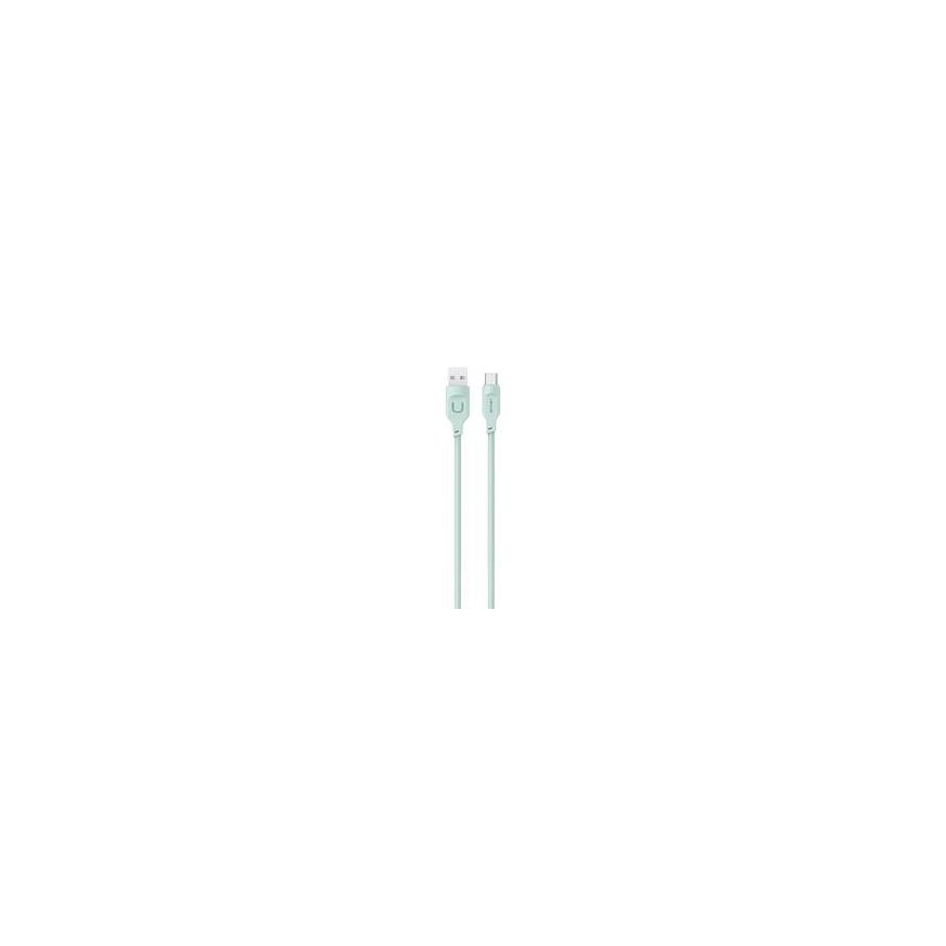 USAMS Kabel USB-C PD Fast Charging 1,2m 6A Lithe Series zielony|
