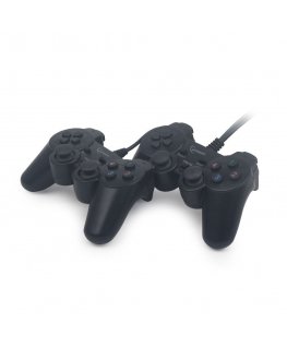 Gembird JPD-UDV2-01 Gaming Controller Black USB 2.0 Gamepad Analogue / Digital PC