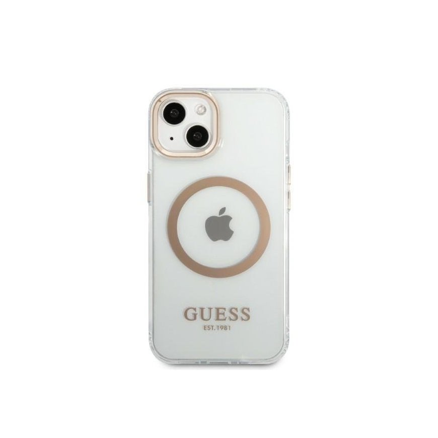 Guess GUHMP13MHTRMD iPhone 13 6,1" złoty|gold hard case Metal Ou – 2