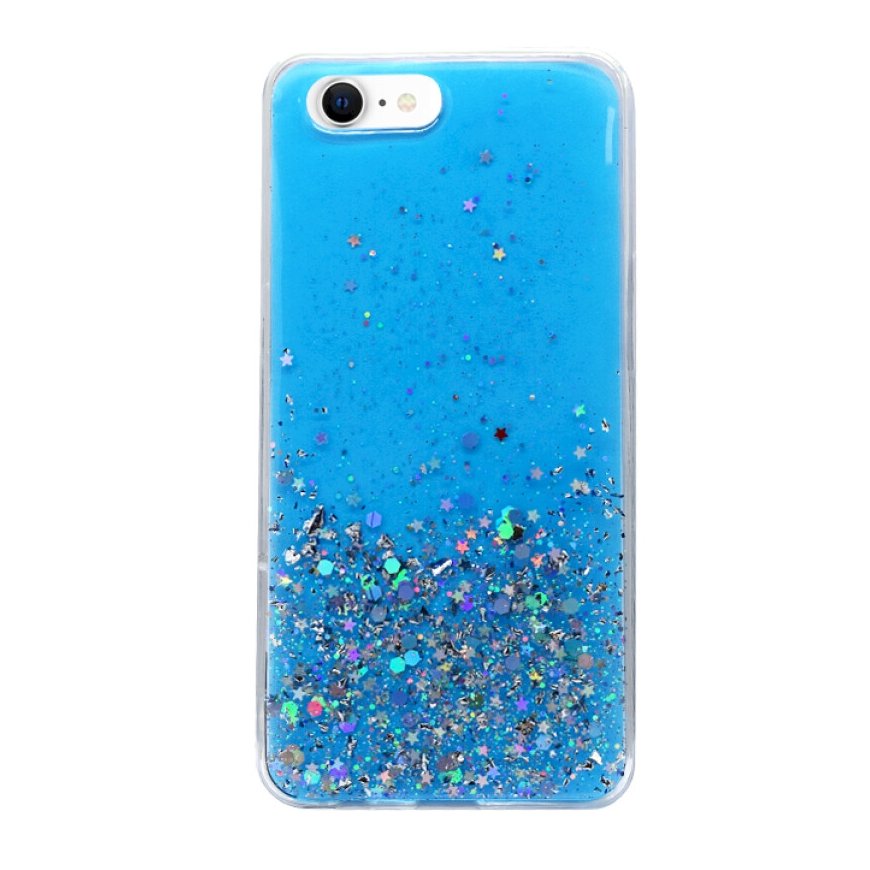 Fusion Glue Glitter Back Case Silicone Case For Apple iPhone 12