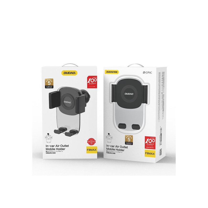 DUDAO F8Max uchwyt samochodowy grawitacyjny Passive holder Mobile phone/Smartphone Black – 4