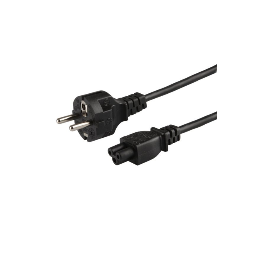 Savio CL-81 power cable Black 1.8 m Power plug type E IEC C5