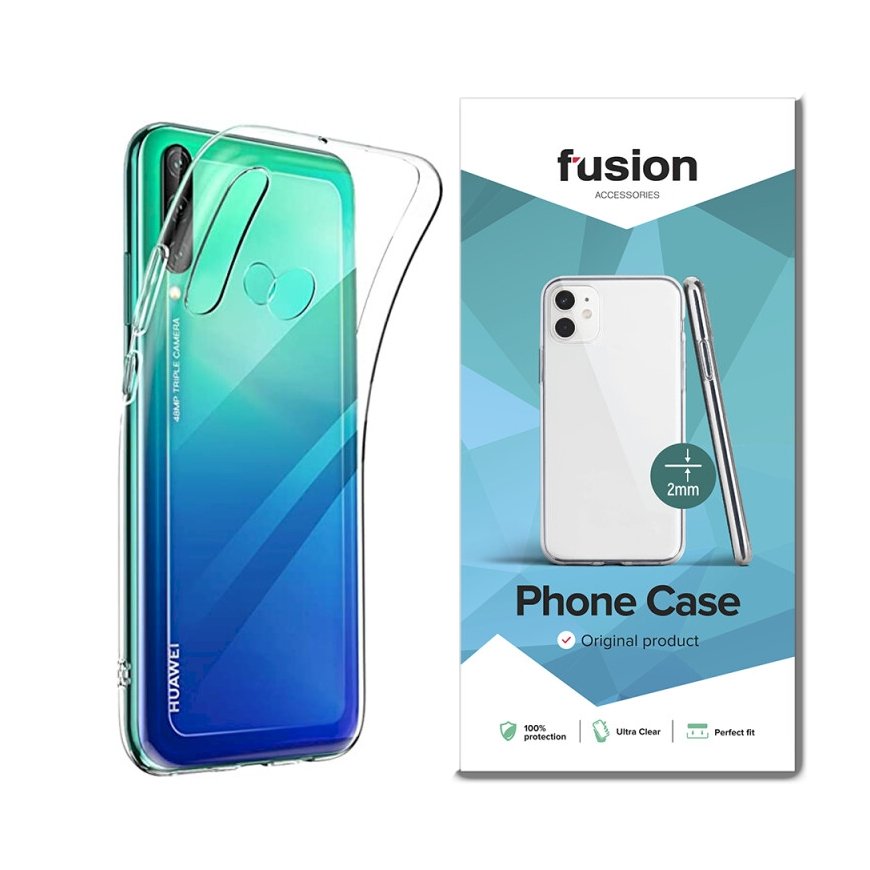 Fusion Ultra Clear Series 2 mm Silicone Case For Huawei P40 Lite