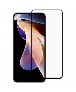 Fusion full glue 5D tempered glass with frame Xiaomi Redmi Note