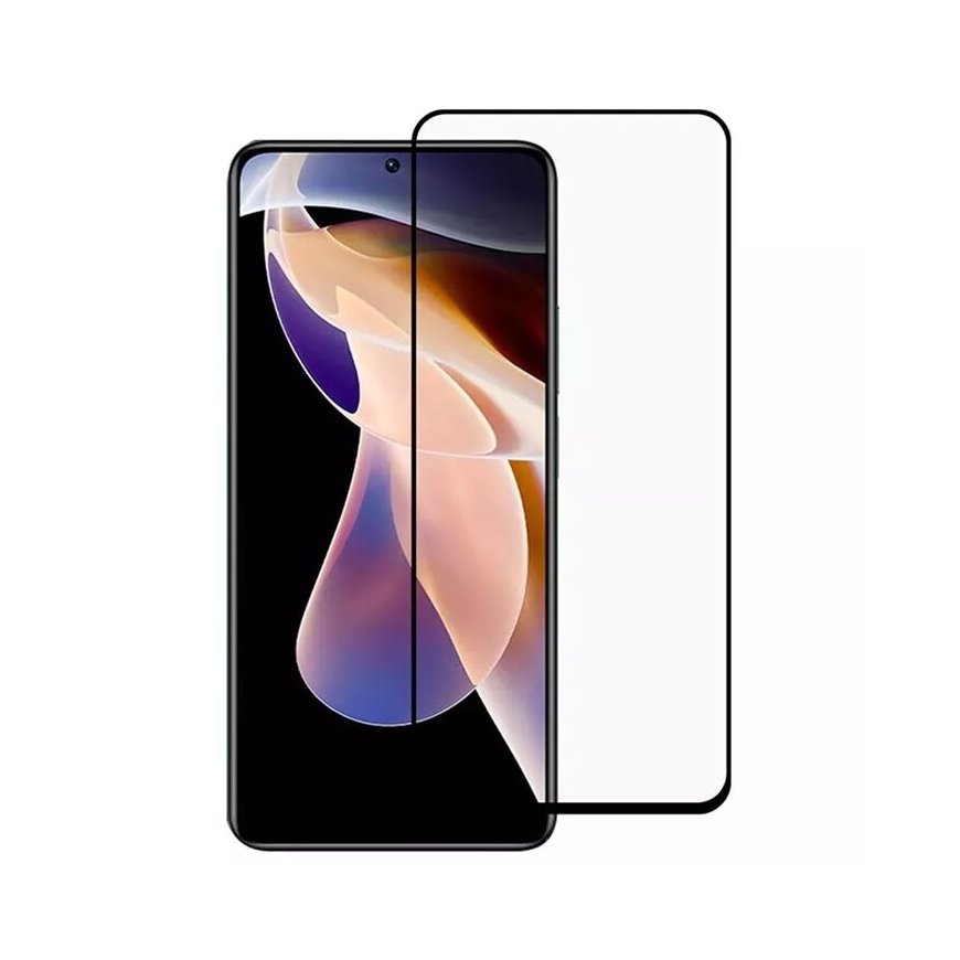 Fusion full glue 5D tempered glass with frame Xiaomi Redmi Note