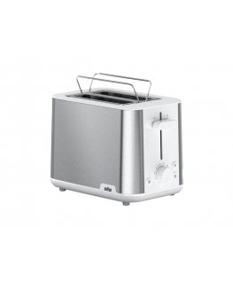 Braun HT 1510 8 2 slice(s) 900 W Stainless steel, White