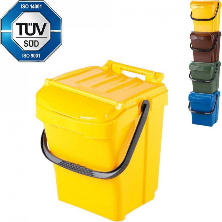 Sartori Ambiente URBA PLUS 40L waste sorting container - yellow – 2